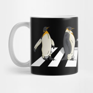 Waddle and Whisker Penguin Crossing Road, Tee for Penguin Aficionados Mug